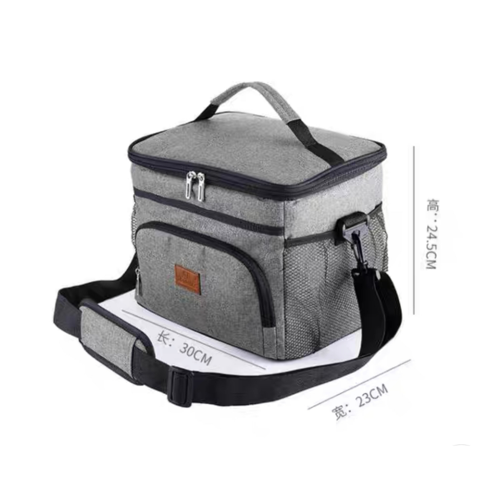 16L grande capacidade à prova de vazamento lancheira térmica grande piquenique frio e quente pacote isolado bolsa de omb em Oferta na Shopee