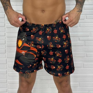 Samba Canção De Time Carioca Short Bermuda Para Dormir Conforto Moda Masculina