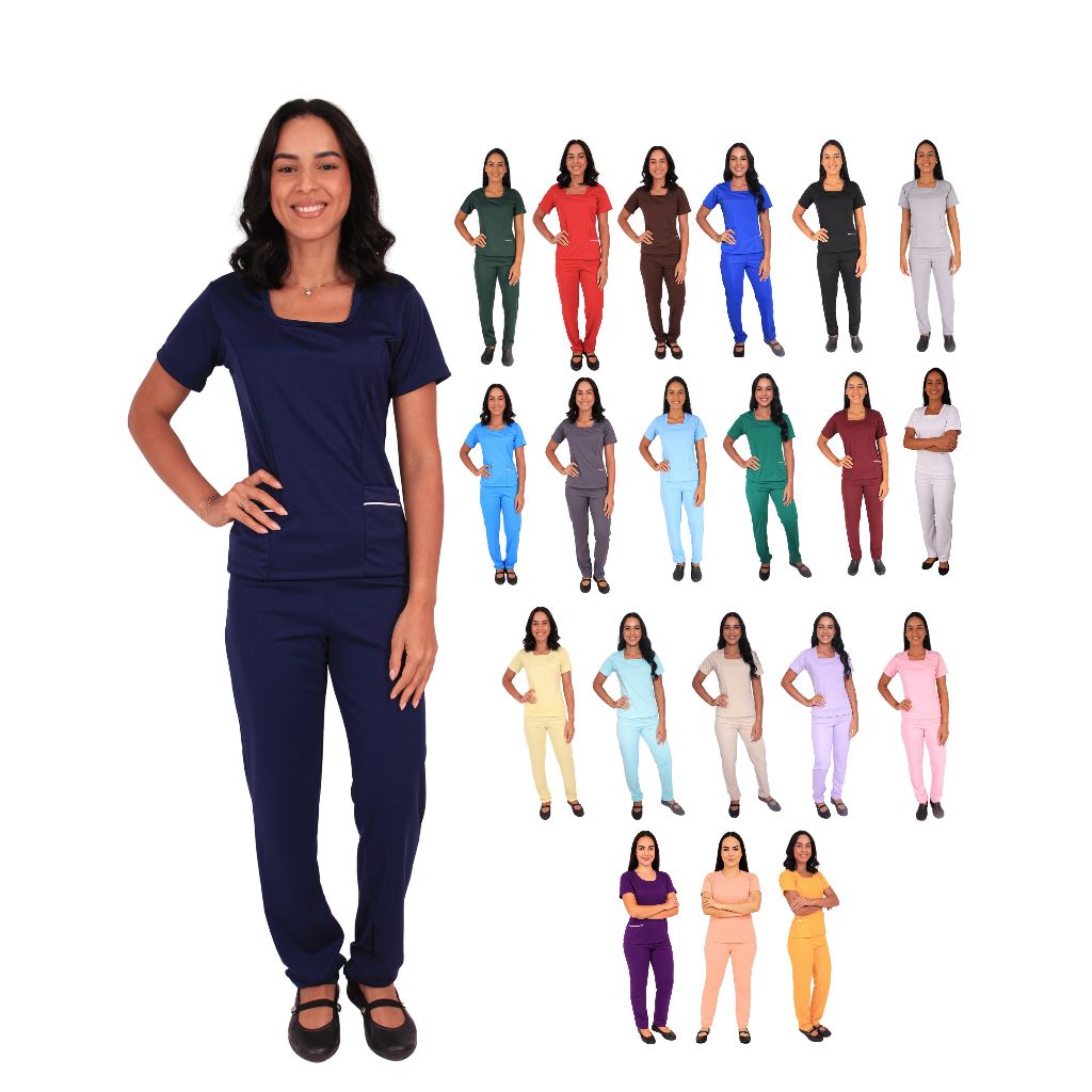 Conjunto Uniforme Premium Babá Domestica Faxineira Copeira Camareira Cuidadora Diarista Empregada Farda Limpeza Serviços em Oferta na Shopee