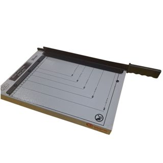 Guilhotina Facão em Aço Corta Papel 30cm A4 15 folhas simutâneas em Oferta na Shopee