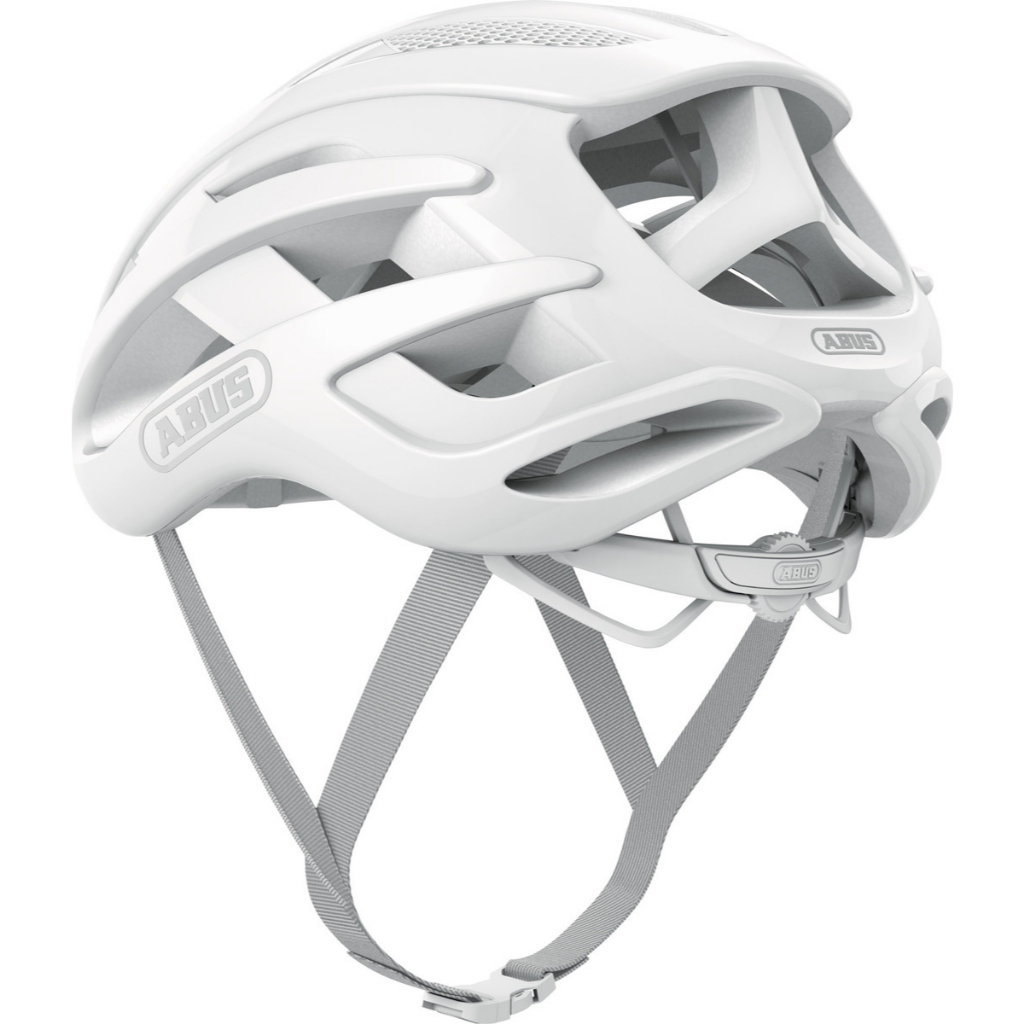 Capacete De Ciclismo Abus Airbreaker Branco Puro  59-61 Bicicleta Mtb Estrada Speed