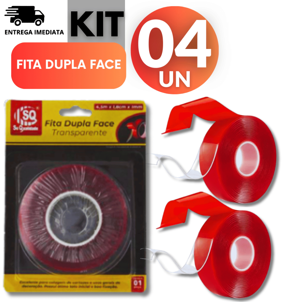 Fita Adesiva Dupla Face Ultraforte-À Prova D'água Premium Utilidades Variáveis Resistente Cola Parede