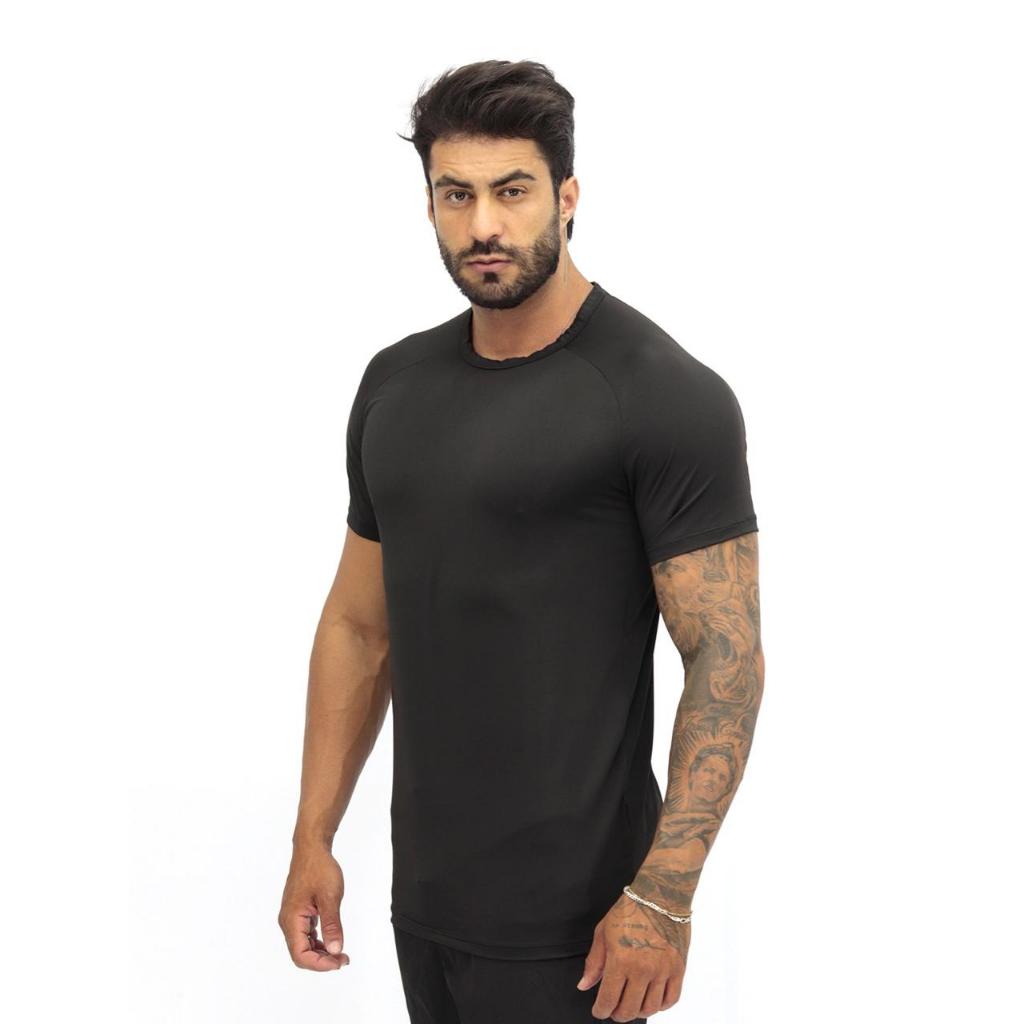 Camiseta Esportiva Masculina – Dry Fit Leve, Respirável e Proteção UV para Corrida e Treino
