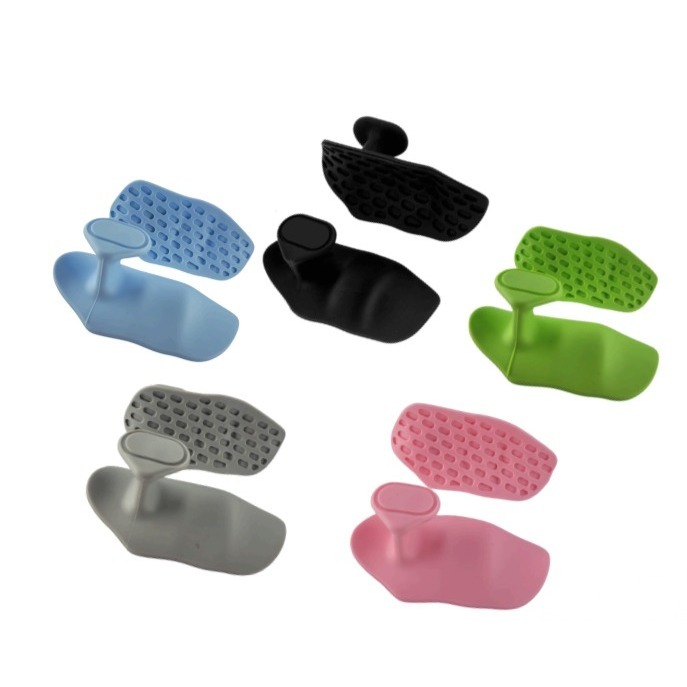 Luva Pegador de Silicone para Levantamento de Peso Grip e Treino Ergonômico Ginastica Antiderrapante em Oferta na Shopee