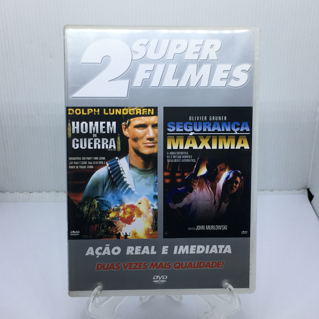 DVD - 2 Super Filmes - Homem em Guerra / Segurança Máxima