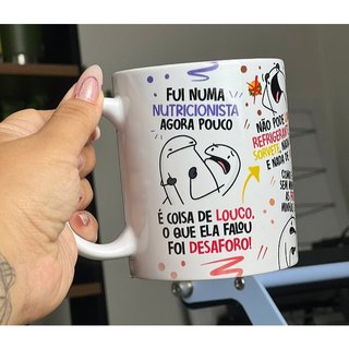 caneca nutricionista engraçada