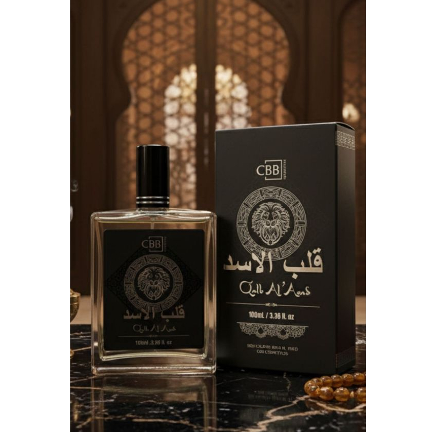 Perfume Árabe QALB AL' ASAD Masculino 100ml - Eau de Cologne CBB - EDC Deo Colônia