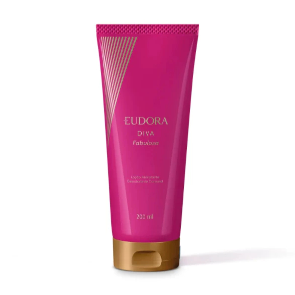 Loção Desodorante Hidratante Corporal Eudora Diva Fabulosa 200ml Eudora Lacrado