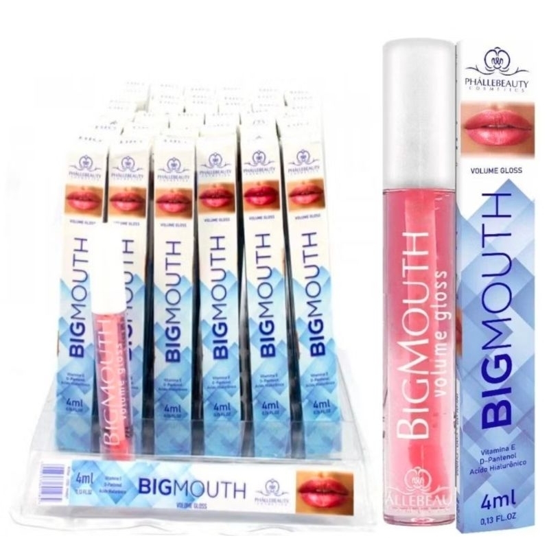 Box com 36 unidades Big Mounth Phállebeauty Rosa ou Incolor