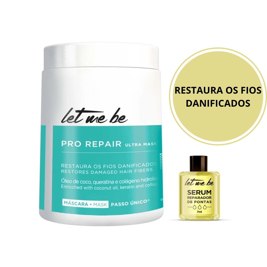 Btx Let Me Be Pro Repair Ultra Mask Let Me Be 1kg em Oferta na Shopee