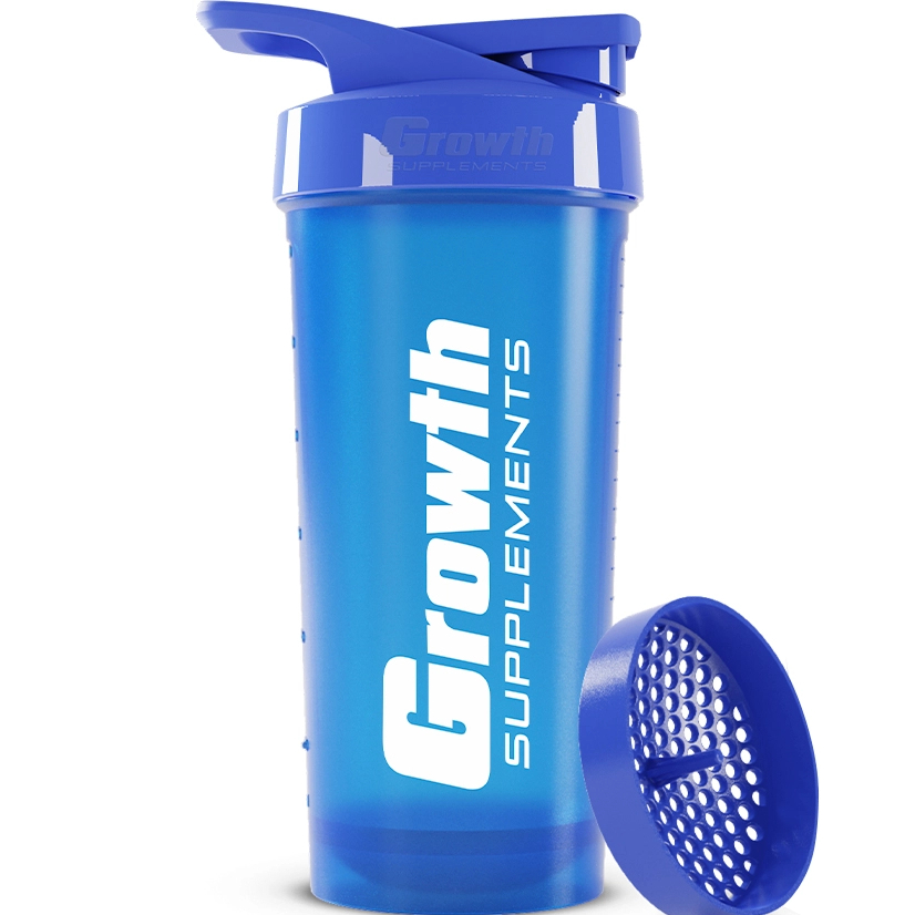 Coqueteleira Growth 600ml (Azul) Squeeze - Garrafa - Shakeira | Acessório para Treino - Academia