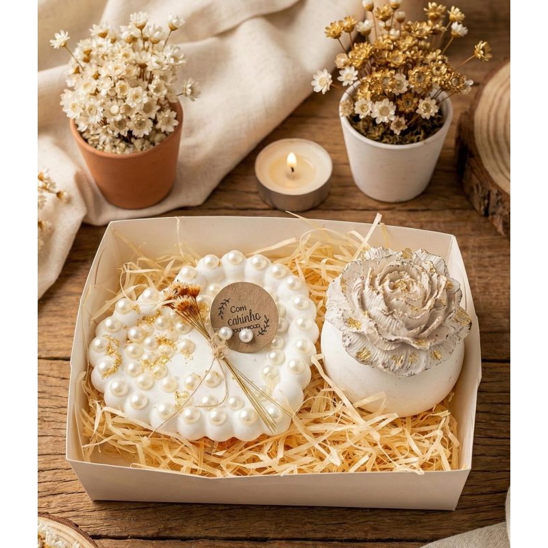 Porta Bijuteria, kit para presente, Porta Bijuteria, Porta Brinco, Presente pronto,  Lembrancinhas , Presente de Natal