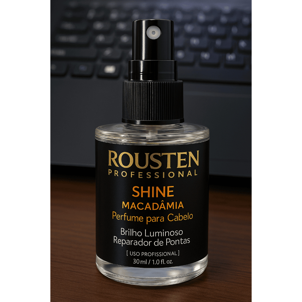 Reparador de pontas com perfume a base de óleo de Macadâmia Spray para todos os cabelos