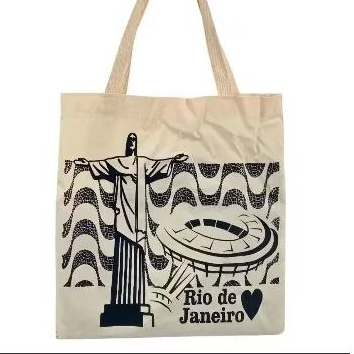 Ecobag Rio de Janeiro Cristo Redentor Maracanã e Calçadão TAMANHO(G)