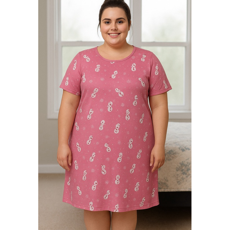 Camisão Malha Plus size 50,52,54,56/conforto e qualidade