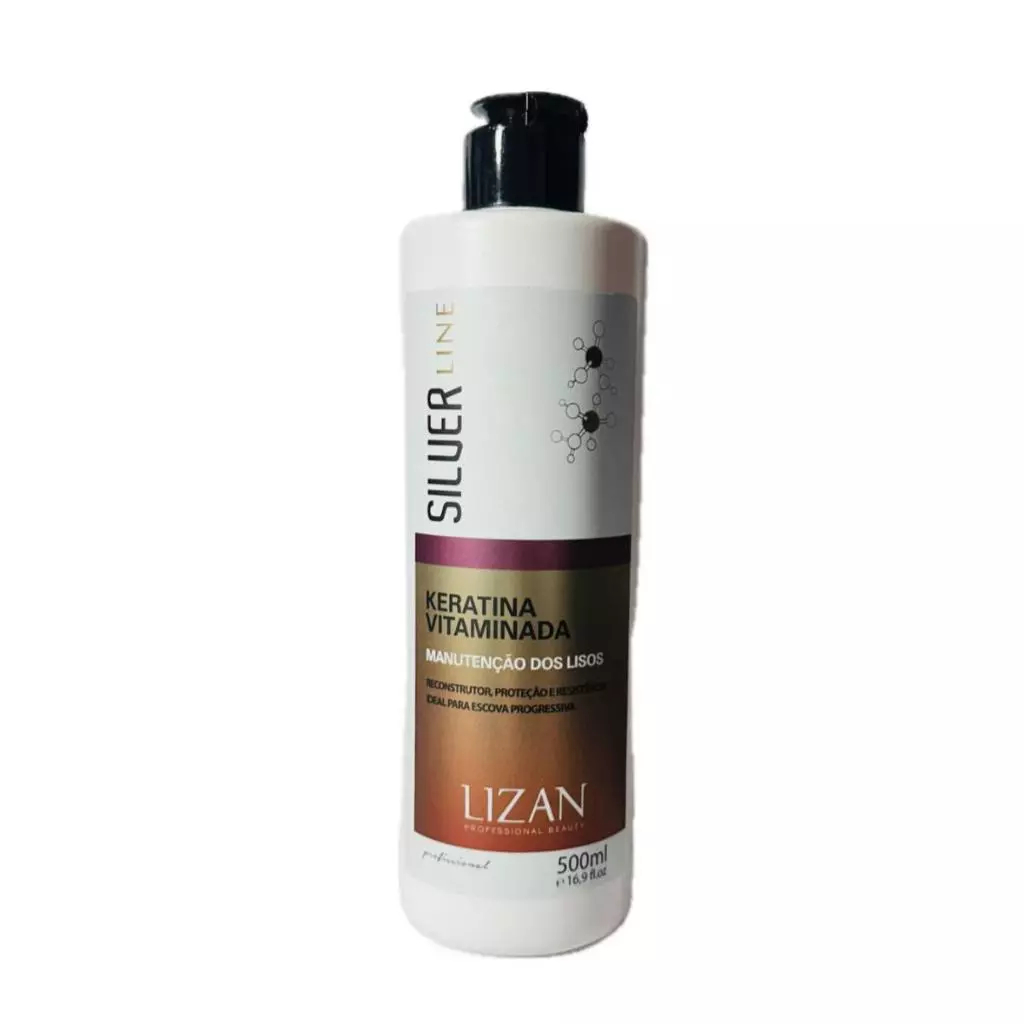 KERATINA VITAMINADA PROFISSIONAL SILVER LINE 500ML- LIZAN