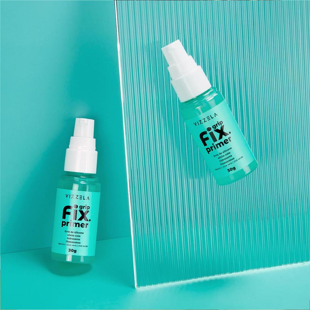 Primer Grip Fix Alta Fixação Efeito Tensor Incolor Vegano Original Vizzela em Oferta na Shopee