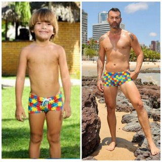 Sunga Estampa ORGULHO AUTISTA - Autismo TEA- Infantil e Adulto em Oferta na Shopee