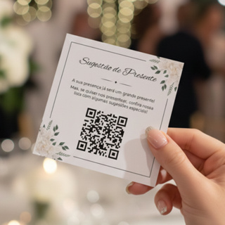 Tag PIX, Lista de Presentes ou Lua de Mel - Casamento, Chá, Aniversário em Oferta na Shopee