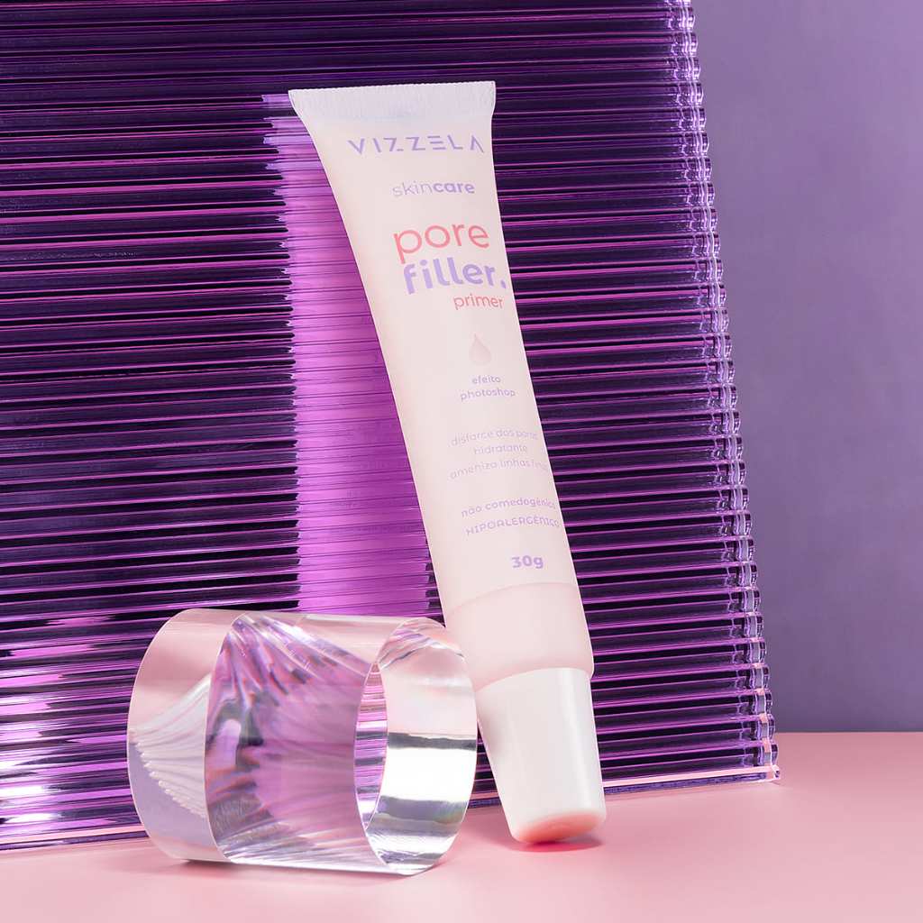 Primer Facial Pore Filler Efeito Photoshop Preenche Poros Vegano Original Vizzela em Oferta na Shopee