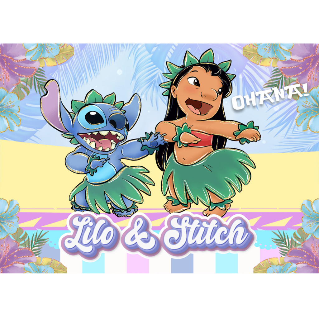 Lembrancinha Criativa para Festa Infantil: Kit Livrinho LILO & STITCH para Colorir | Perfeito como Brinde de Aniversário