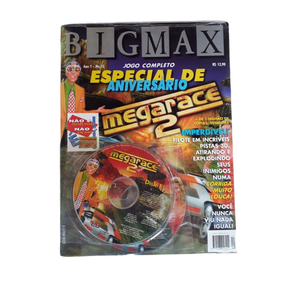 Cd De Jogo Big Max Megarace 2 Especial Completo lacrado n8