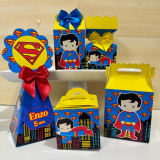 Kit Personalizados Super Men Baby Nenem Bebe Super Herois\ Festa \ Lembrancinha \ Aniversário \ Pegue e Monte \ Mimo em Oferta na Shopee