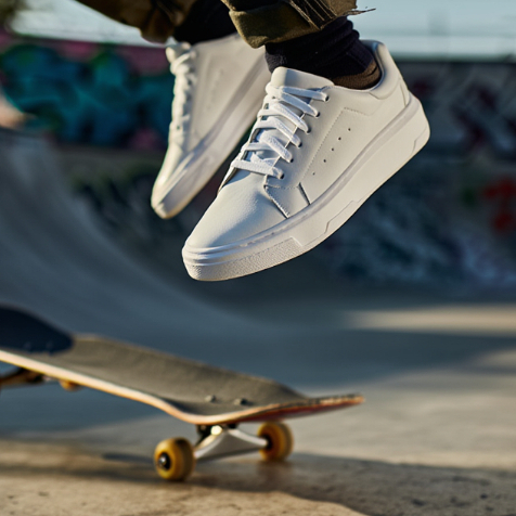 tênis branco streetweaer sola alta skatista sneaker confortável clássico sapatenis promoção