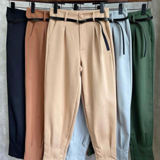 Calça Feminina Cintura Alta de Alfaiataria Elegante Com Ziper Plus Size P ao G3 em Oferta na Shopee