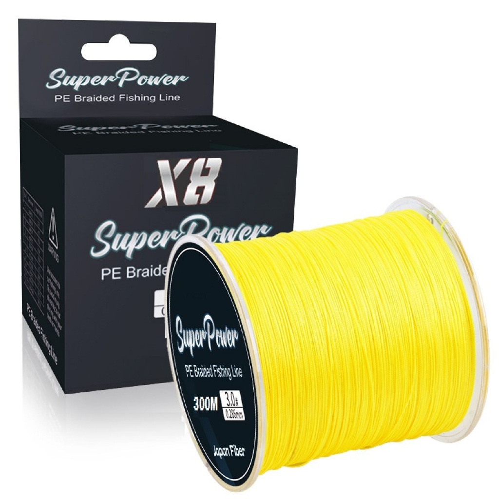 Linha De Pesca 300m Multifilamento 8 Fios 8x Super resistente Carretel Com 300 Metros
