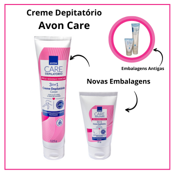 Creme Depilatório Avon Care Corpo 125g ou Rosto 30g - Produto Novo|Produto Lacrado|Original.