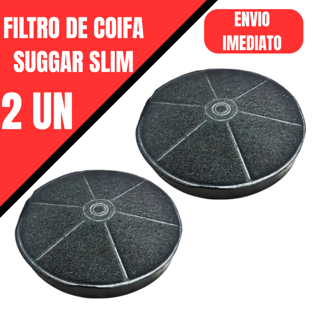 Par de filtro para coifa depurador slim da Suggar DE81IX / DE 81IX / DE 81 IX