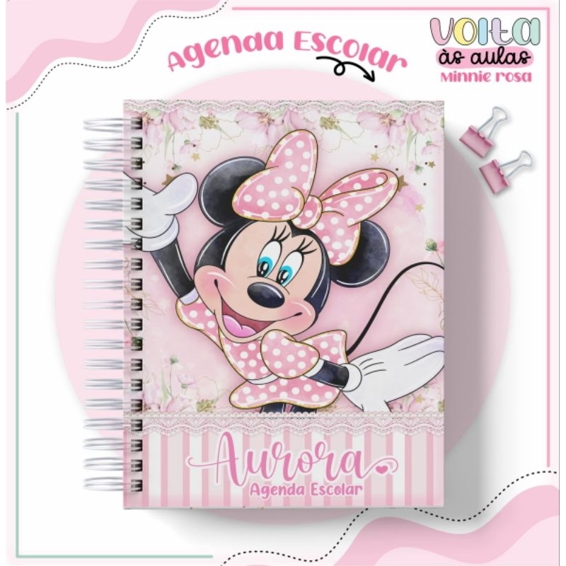 Agenda Escolar - Vários temas em Oferta na Shopee