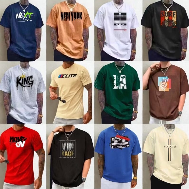 kit 5 Camisas Masculina Premium/P ao G6/plus size/algodão/Envio rápido/Conforto e estilo