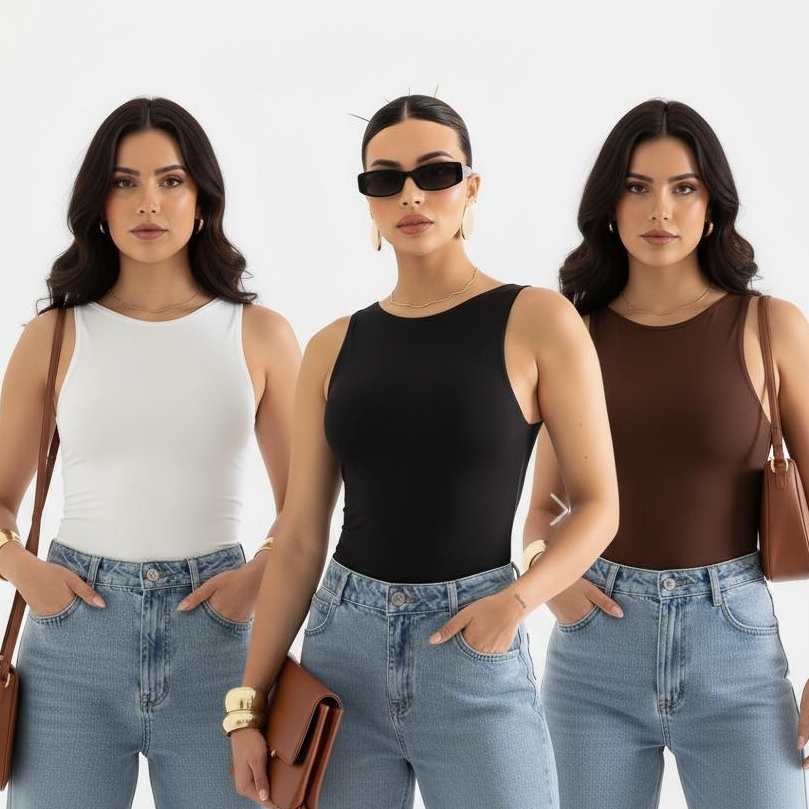 kit 3 Blusa Regata Feminina Costa Nua Estilosa Casual Elegante Confortavel Blogueira gringa Verão em Oferta na Shopee