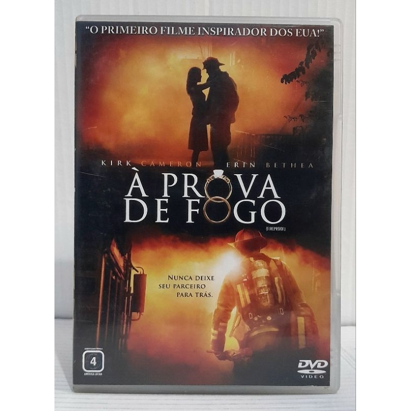 DVD A Prova de Fogo - Kirk Cameron - Original Usado