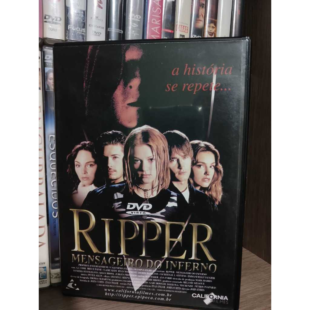DVD Ripper Mensageiro do inferno raro