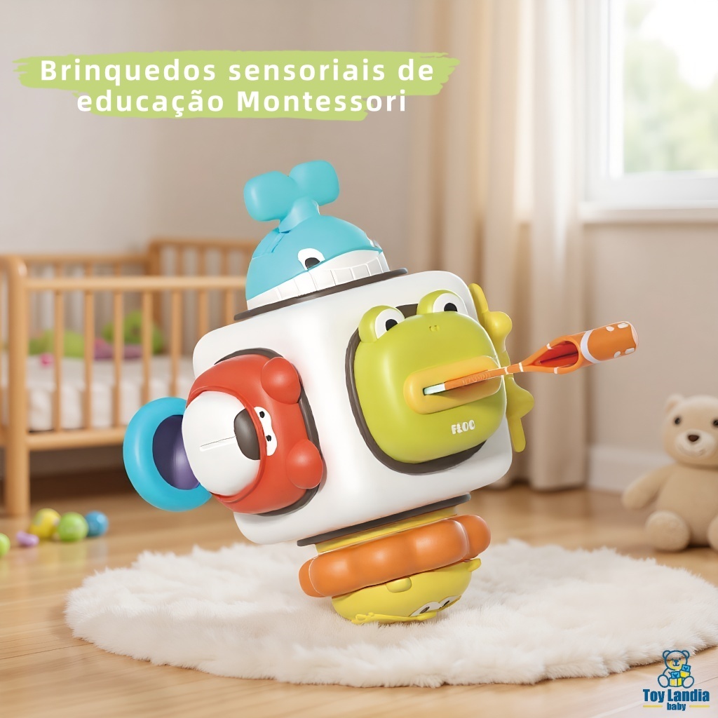 Educação Infantil Com Brinquedos Sensoriais: Bolas, Puzzles, Brinquedos Hexagonais E Cubos De atividades em Oferta na Shopee