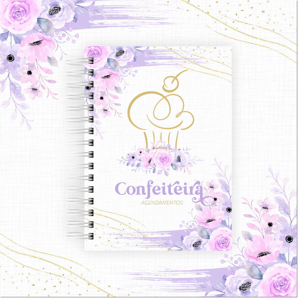Caderno Agendamentos 2026 Cabeleira/ Confeiteira / Nail Designer de Sobrancelhas / Pet shop / Artesã e Outros