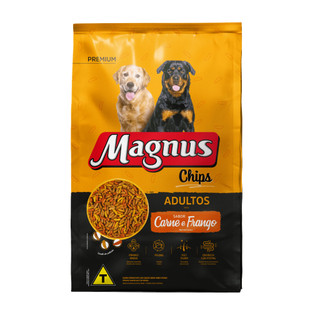 Ração Magnus Chips Premium Carne e Frango 15 kg