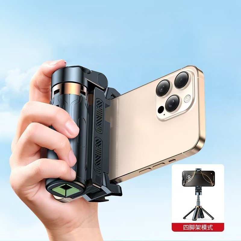 Bastão Selfie com Luz LED e Controle Remoto - Tripé Retrátil 360° para Lives Profissionais