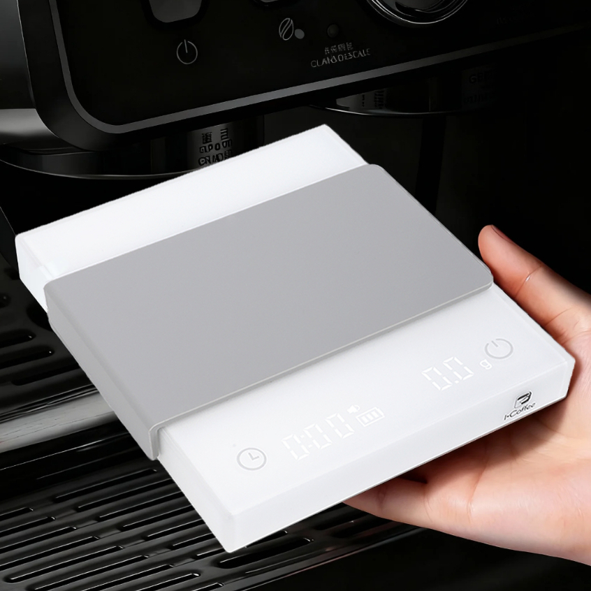 Balança de Alta Precisão + Carregador USB, Temporizador Automático/Manual