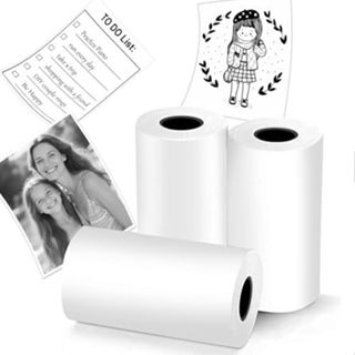 Papel de registro contínuo branco de 56 mm × 6,9 m, 3 rolos por caixa em Oferta na Shopee