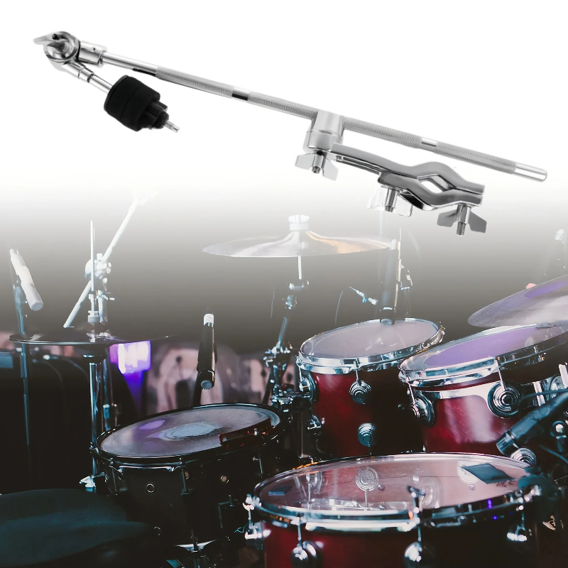 33cm Extensor Prato de Bateria Haste Reta Braço Extensível Kit de Acessórios de Montagem em Oferta na Shopee