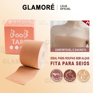 Fita Adesiva para Seios – Boob Tape 5cm x 5m – Levanta e Modela – Invisível em Oferta na Shopee