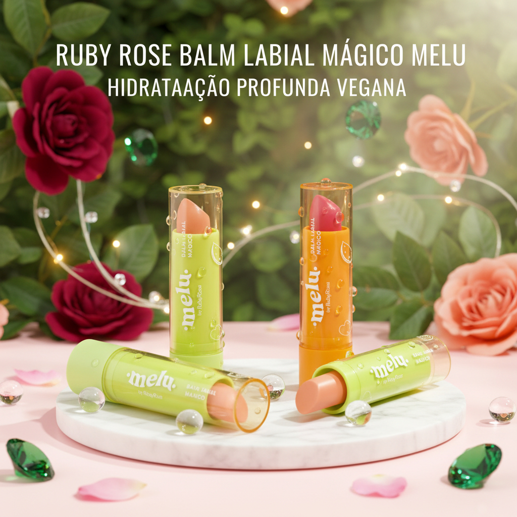 Balm Labial Mágico - Melu-HB-8529 em Oferta na Shopee