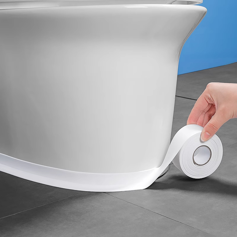 Juntas de vedação para orifícios de lavabos e cozinhas, fitas decorativas para bordas de sanita