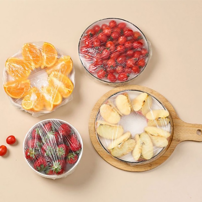 Sacos de Filme Plástico Adesivo Descartáveis - Nível Alimentar com Boca Elástica Tipo Chapéu de Banho em Oferta na Shopee