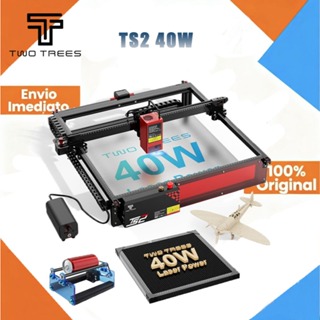 Máquina de gravação a laser Twotrees TS2-40 Max 40W, tamanho 45*41 cm, 6000 mm/min em Oferta na Shopee