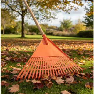 Vassoura Plástica com 22 Dentes sem Cabo Limpeza Jardim Grama em Oferta na Shopee